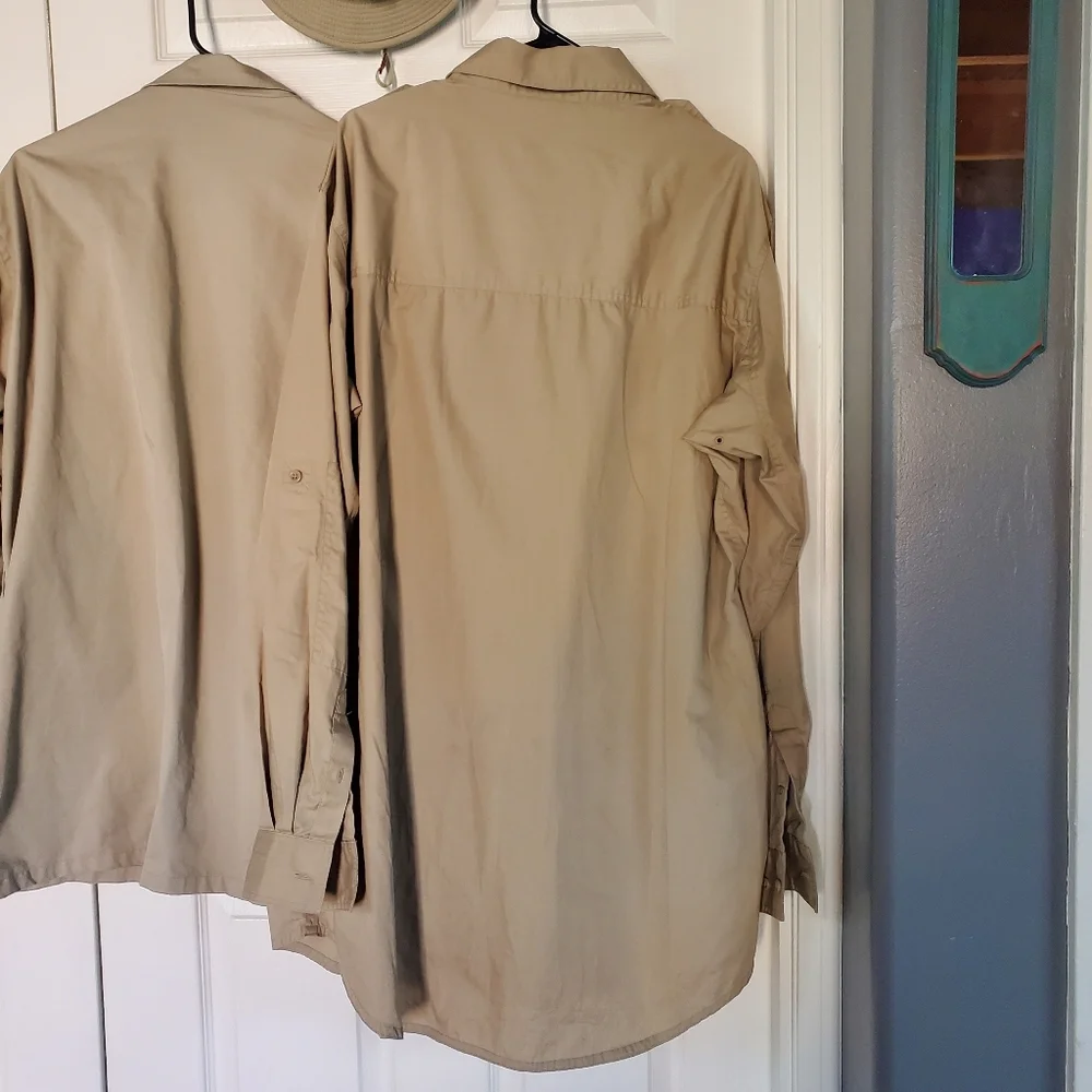 Propper BDU Coat, Battle RIP P/C Shirt & Safari Hat Set Khaki Outdoors Fishing